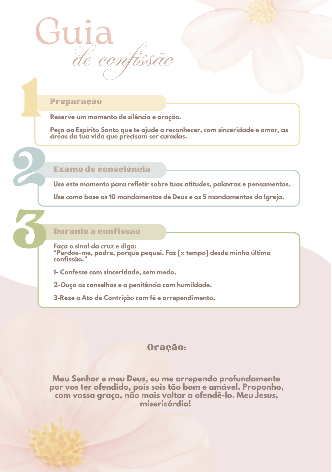 Guia para confissão