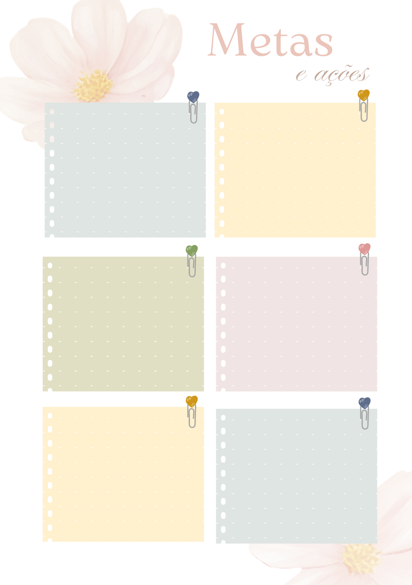 Metas e ações