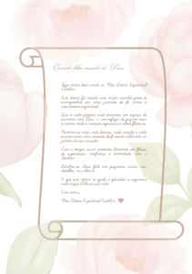 Carta de boas vindas