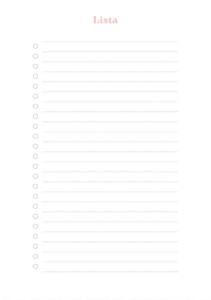 Páginas de listas