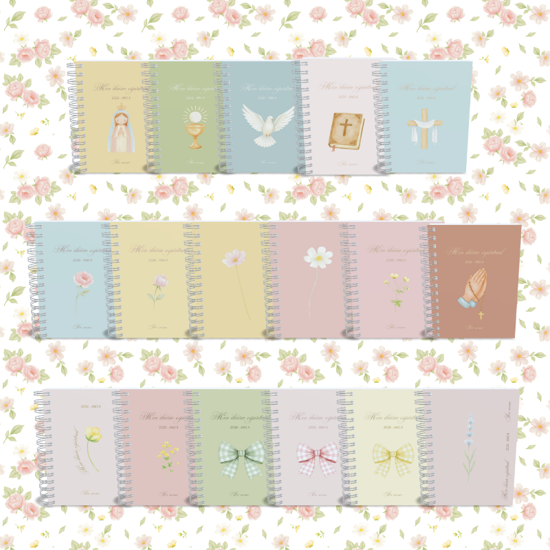 Diário espiritual diversas capas