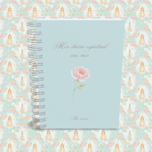 Diário espiritual capa rosa